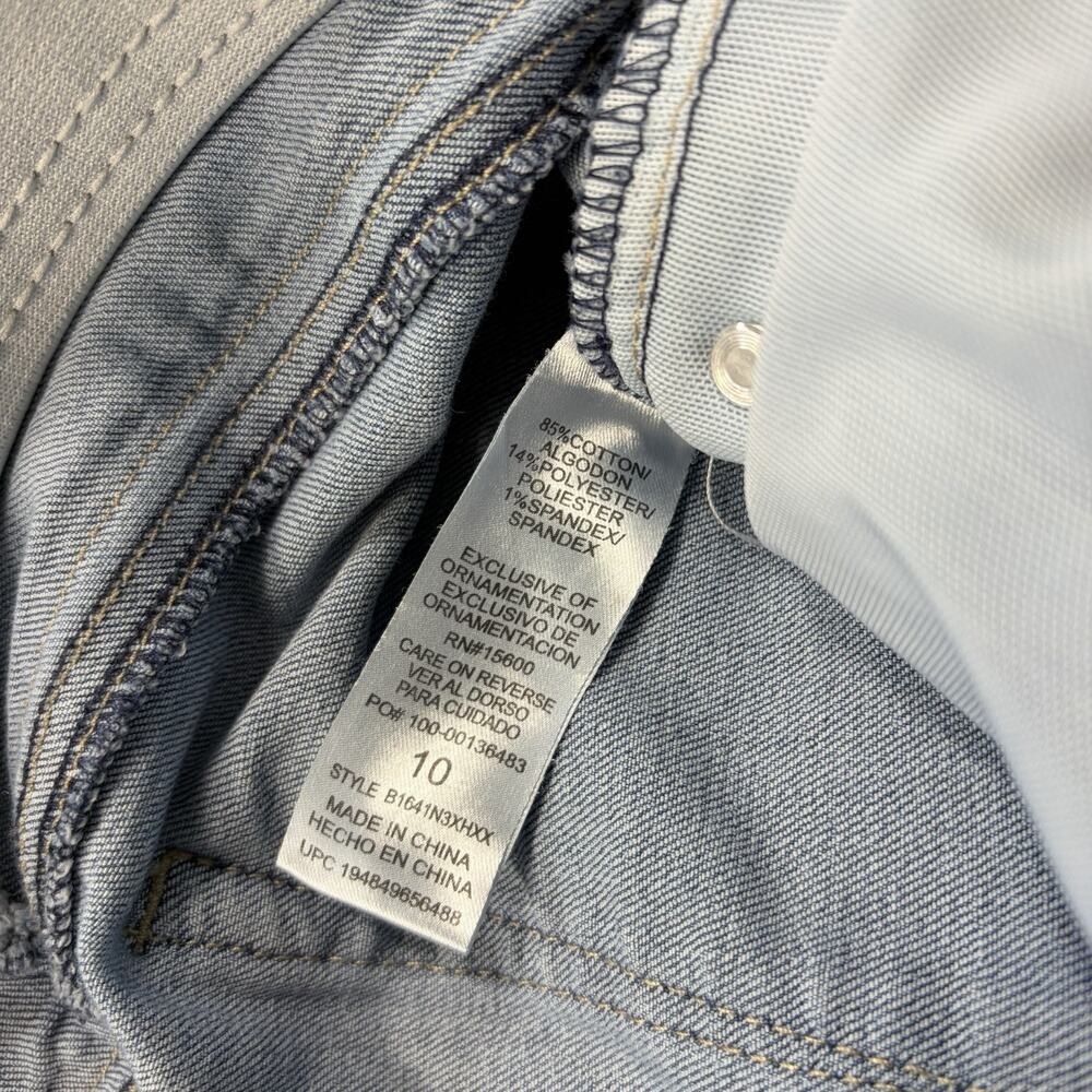 Democracy Women's Jeans Size 10 Blue Denim, AB Technology, Stretch Bell Bottom. - Picture 5 of 8